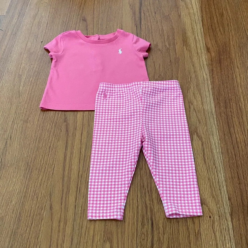 Ralph Lauren Baby Girl Matching Set